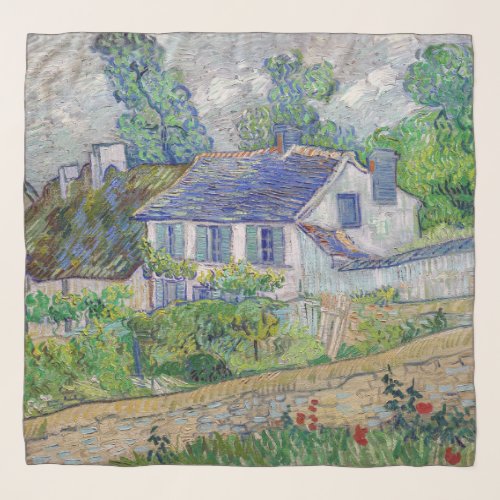 Vincent van Gogh _ Houses at Auvers Scarf