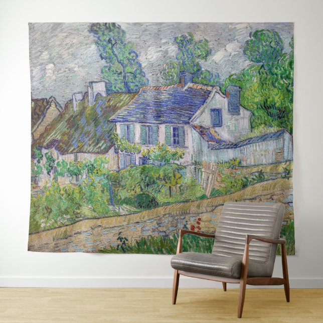 Vincent van Gogh - Houses at Auvers Tapestry (In Situ (Horizontal))