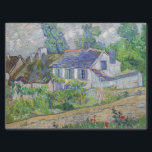 Vincent van Gogh - Houses at Auvers Tissue Paper<br><div class="desc">Houses at Auvers - Vincent van Gogh,  Oil on Canvas,  1890 in Auvers-sur-Oise</div>