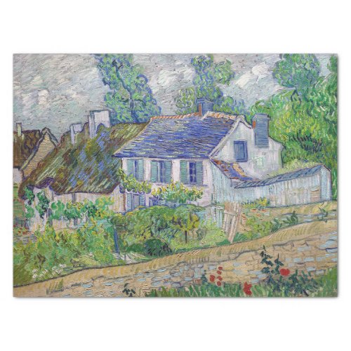Vincent van Gogh _ Houses at Auvers Tissue Paper