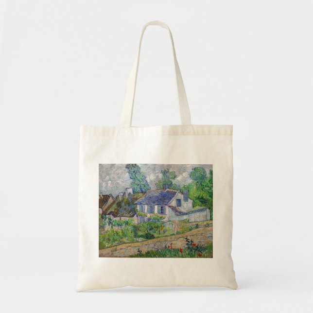 Vincent van Gogh - Houses at Auvers Tote Bag (Front)
