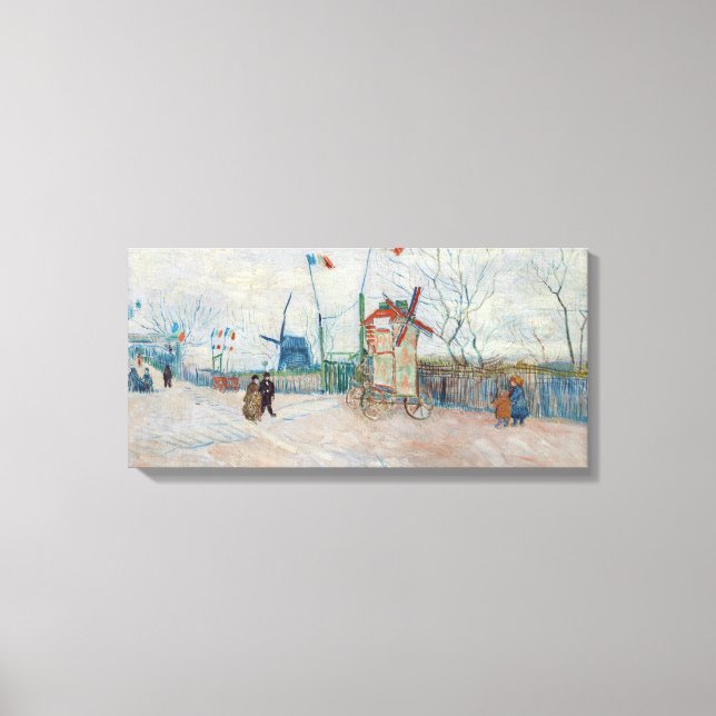 Vincent van Gogh - Impasse des Deux Freres Canvas Print (Front)