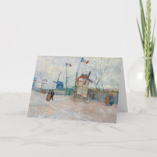 Vincent van Gogh - Impasse des Deux Freres Card (Front)