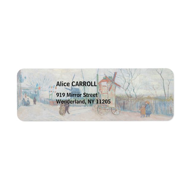 Vincent van Gogh - Impasse des Deux Freres Label (Front)