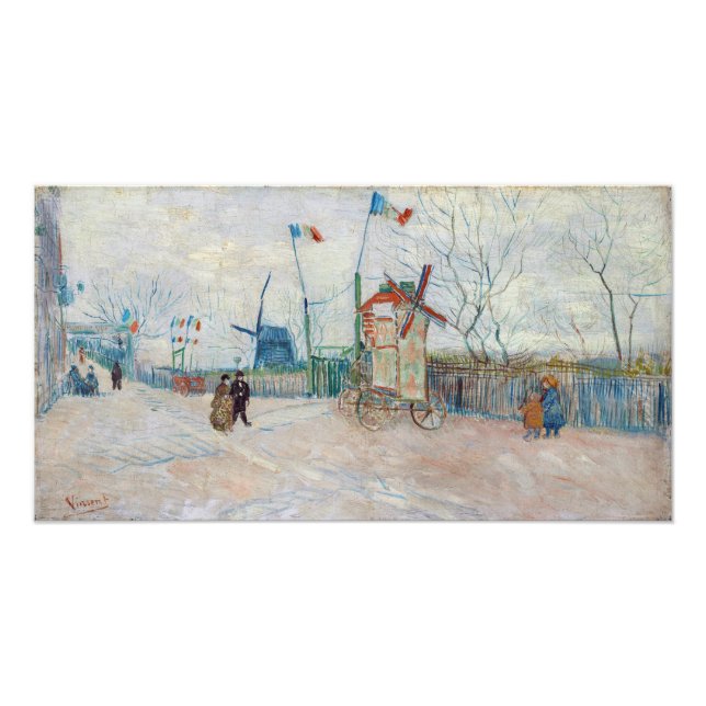 Vincent van Gogh - Impasse des Deux Freres Photo Print (Front)