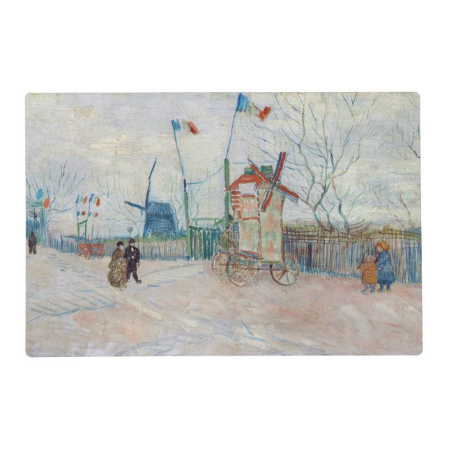 Vincent van Gogh - Impasse des Deux Freres Placemat (Front)