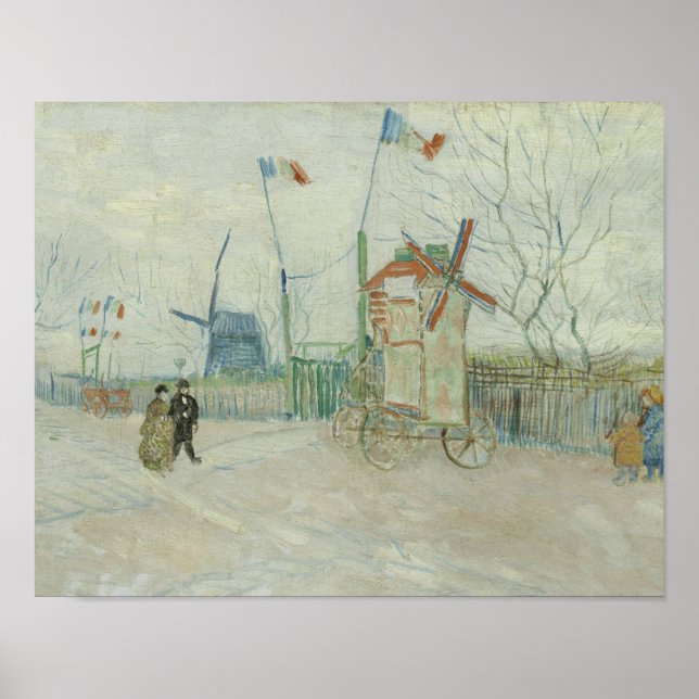Vincent van Gogh - Impasse des Deux Freres Poster (Front)