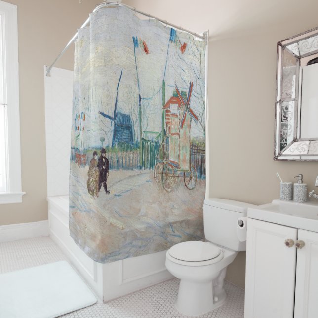 Vincent van Gogh - Impasse des Deux Freres Shower Curtain (In Situ)