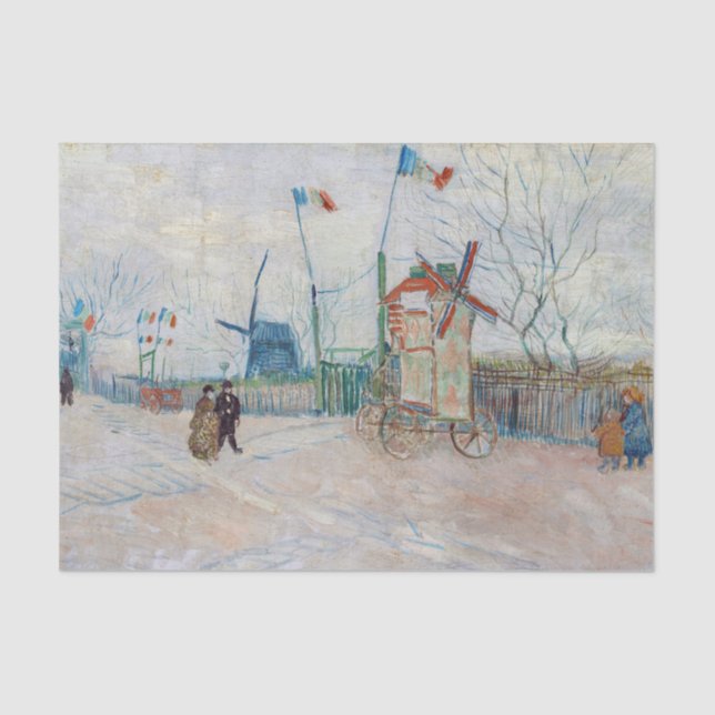 Vincent van Gogh - Impasse des Deux Freres Tissue Paper (Front)