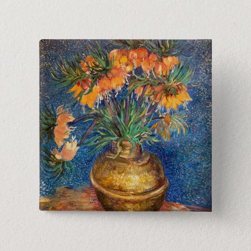 Vincent van Gogh _ Imperial Fritillaries Button