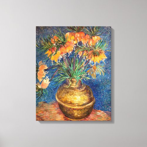 Vincent van Gogh _ Imperial Fritillaries Canvas Print