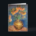 Vincent van Gogh - Imperial Fritillaries Card<br><div class="desc">Imperial Fritillaries in a Copper Vase / Fritillaires,  couronne imperiale dans un vase de cuivre - Vincent van Gogh,  1887</div>