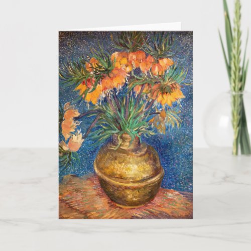 Vincent van Gogh _ Imperial Fritillaries Card