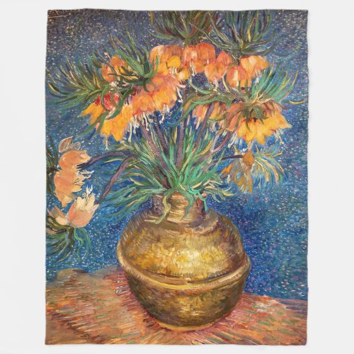 Vincent van Gogh _ Imperial Fritillaries Fleece Blanket