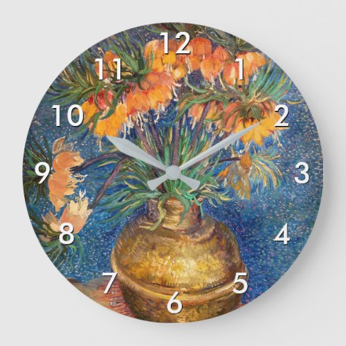 Vincent van Gogh _ Imperial Fritillaries Large Clock