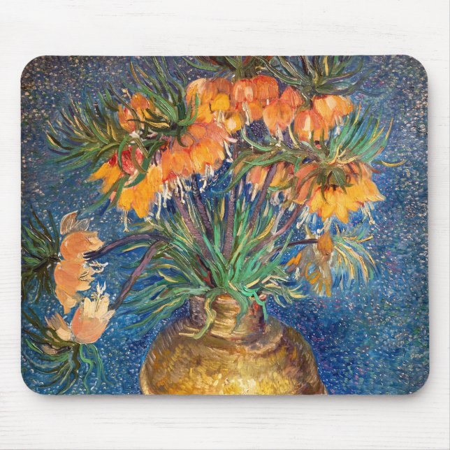 Vincent van Gogh - Imperial Fritillaries Mouse Pad (Front)