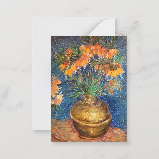Vincent van Gogh - Imperial Fritillaries Note Card (Front)