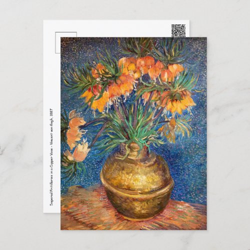 Vincent van Gogh _ Imperial Fritillaries Postcard