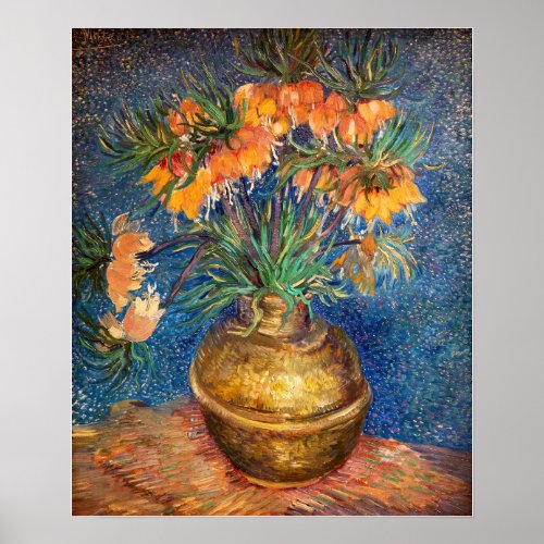 Vincent van Gogh _ Imperial Fritillaries Poster
