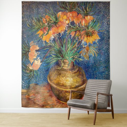 Vincent van Gogh _ Imperial Fritillaries Tapestry