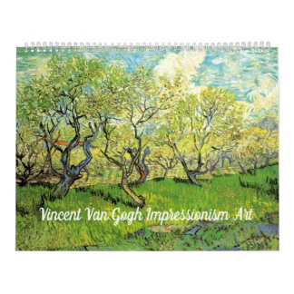 Vincent Van Gogh Impressionism Art Calendar