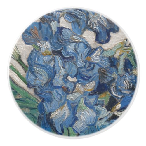 Vincent Van Gogh Impressionism Flower Painting Ceramic Knob
