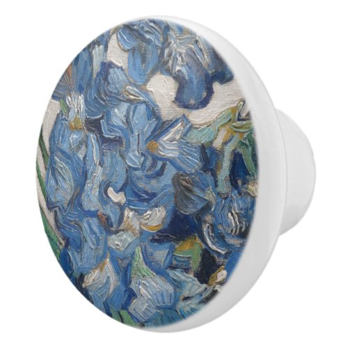 Vincent Van Gogh Impressionism Flower Painting Ceramic Knob