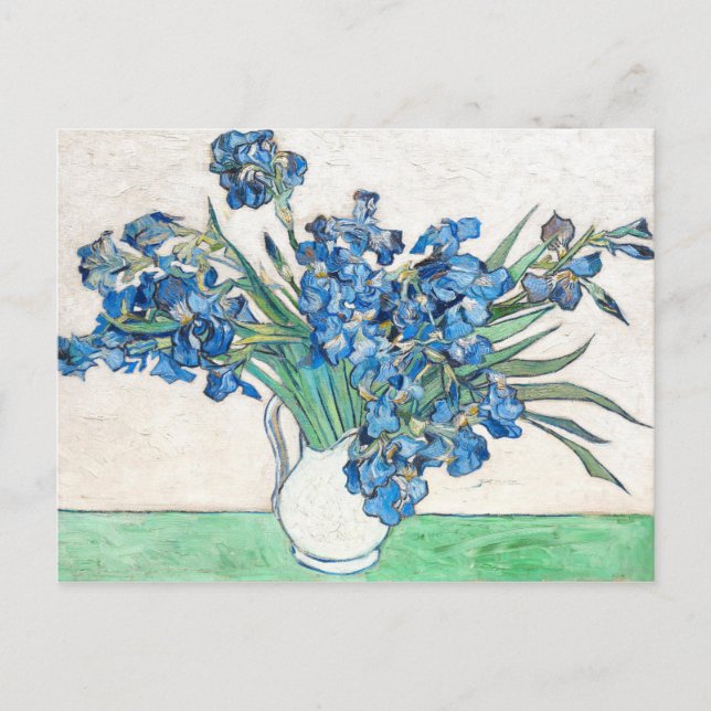 Vincent van Gogh Impressionist Floral Postcard (Front)