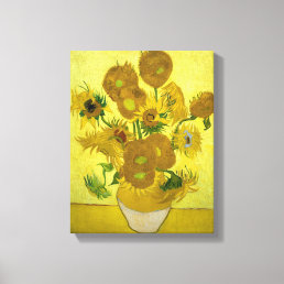 vincent van gogh impressionist sunflower fine art canvas print