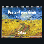 Vincent van Gogh in Auvers-sur-Oise Calendar<br><div class="desc">Vintage impressionist paintings from Vincent van Gogh in Auvers-sur-Oise (1890)</div>