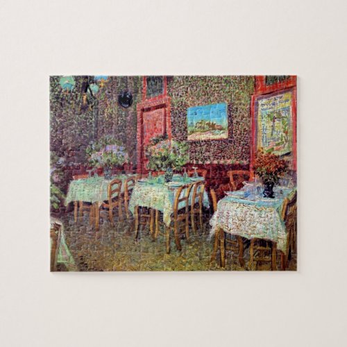 Vincent Van Gogh _ Interior Of A Restaurant Jigsaw Puzzle