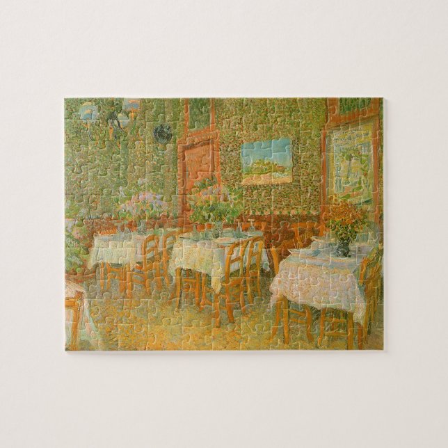 Vincent van Gogh - Interior of a Restaurant Jigsaw Puzzle (Horizontal)