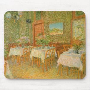 Vincent van Gogh - Interior of a Restaurant Mouse Pad