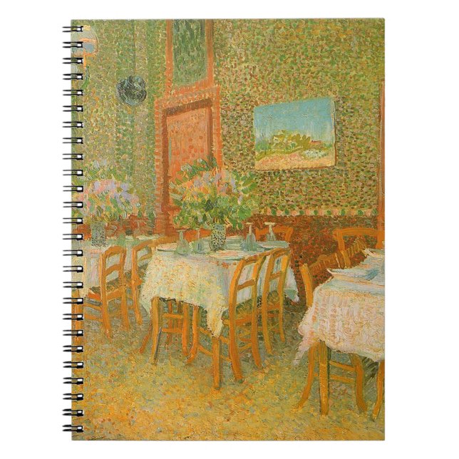 Vincent van Gogh - Interior of a Restaurant Notebook (Front)