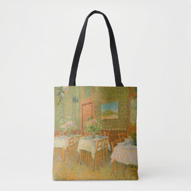 Vincent van Gogh - Interior of a Restaurant Tote Bag (Front)