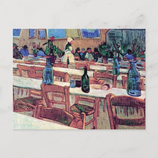 Vincent Van Gogh - Interior Of Restaurant Postcard (Front)