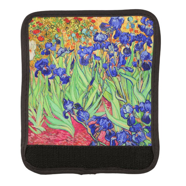 vincent van gogh iris/st. remy luggage handle wrap (Front)