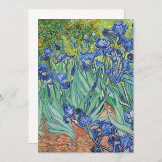 Vincent Van Gogh - Irises 1889 (Front/Back)