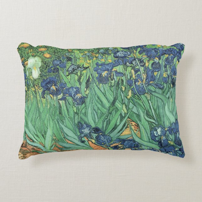 Vincent van Gogh | Irises, 1889 Accent Pillow (Front)