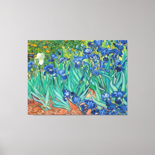 VINCENT VAN GOGH - Irises 1889 Canvas Print (Front)