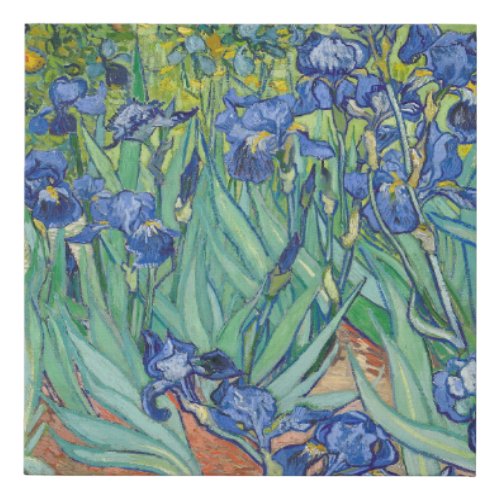 Vincent Van Gogh _ Irises 1889 Faux Canvas Print