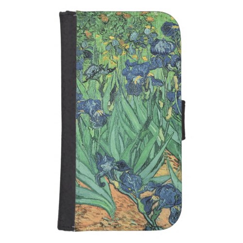 Vincent van Gogh  Irises 1889 Wallet Phone Case For Samsung Galaxy S4