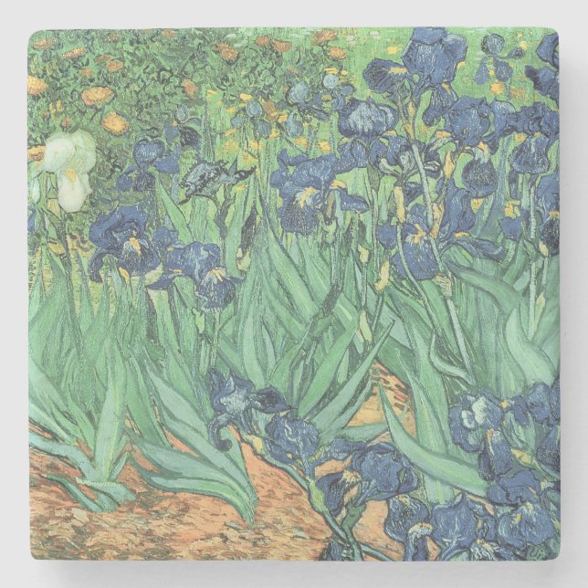 Vincent van Gogh | Irises, 1889 Stone Coaster (Front)
