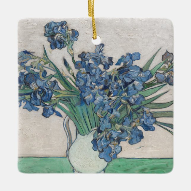Vincent Van Gogh | Irises, 1890 Ceramic Ornament (Front)