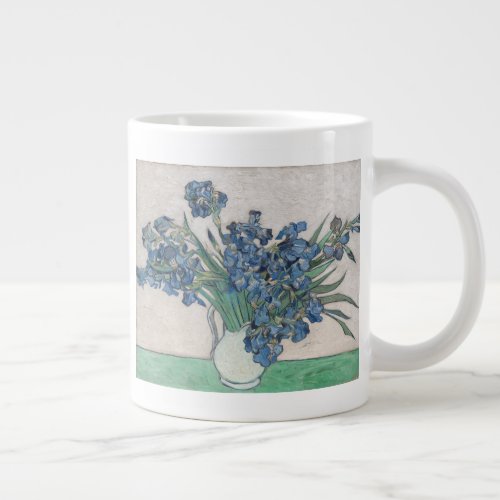 Vincent Van Gogh  Irises 1890 Giant Coffee Mug