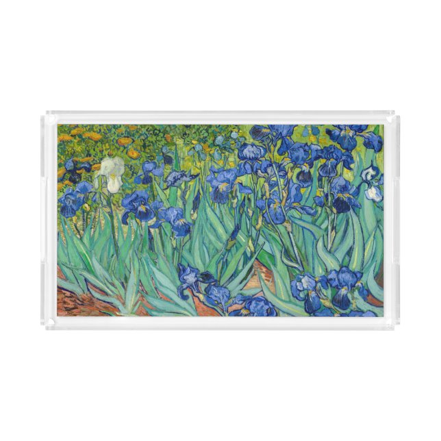 Vincent Van Gogh - Irises Acrylic Tray (Front)