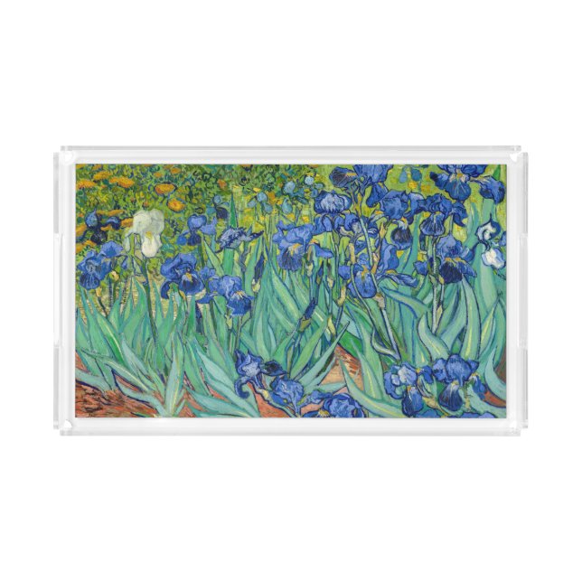 Vincent Van Gogh - Irises Acrylic Tray (Front)