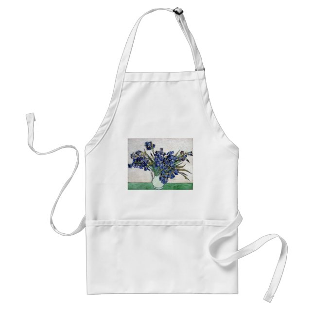 Vincent van Gogh Irises Adult Apron (Front)