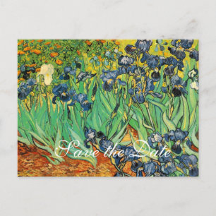 Vincent van Gogh,Irises Announcement Postcard
