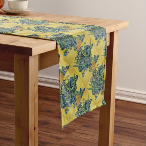 Vincent Van Gogh _ Irises Art Work Short Table Runner